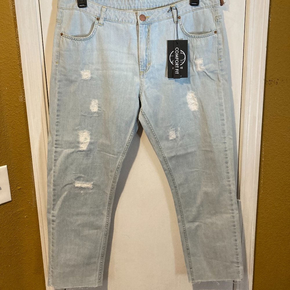 2nd One women's size 31 comfort fit vintage light wash "bayside" blue LILY jeans